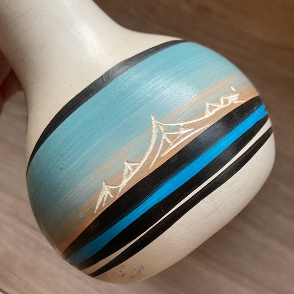 Two Navajo display bowl vase R jones M Kanuho - Picture 14 of 16